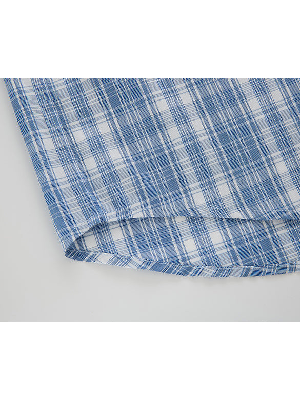 Plaid & Stripe Tie-shirt