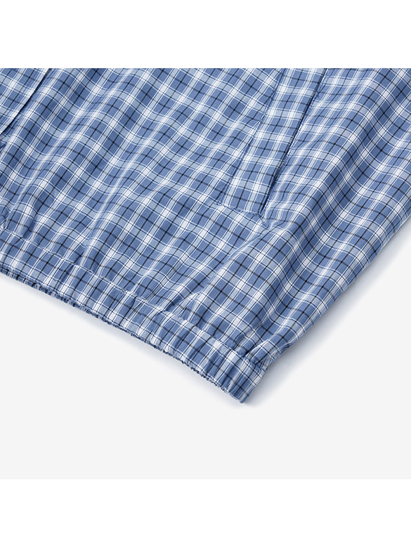 Plaid Shirt Blouson