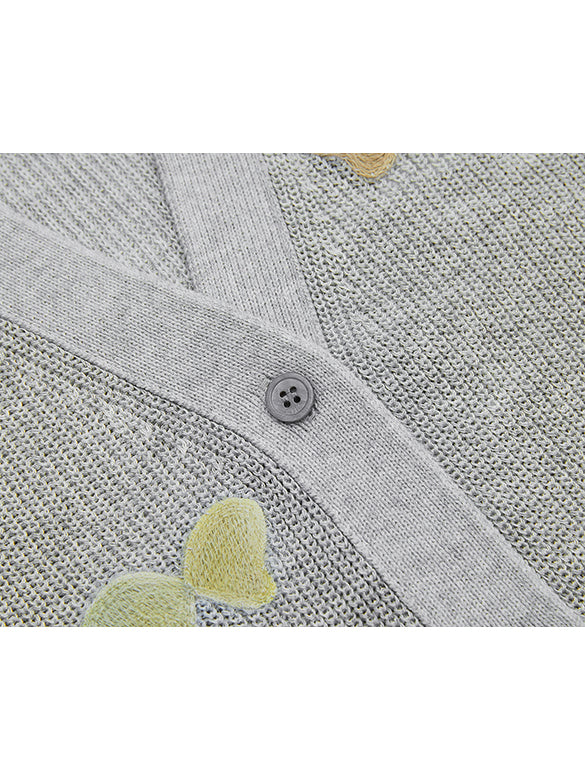Butterfly Embroidery Knit Vest