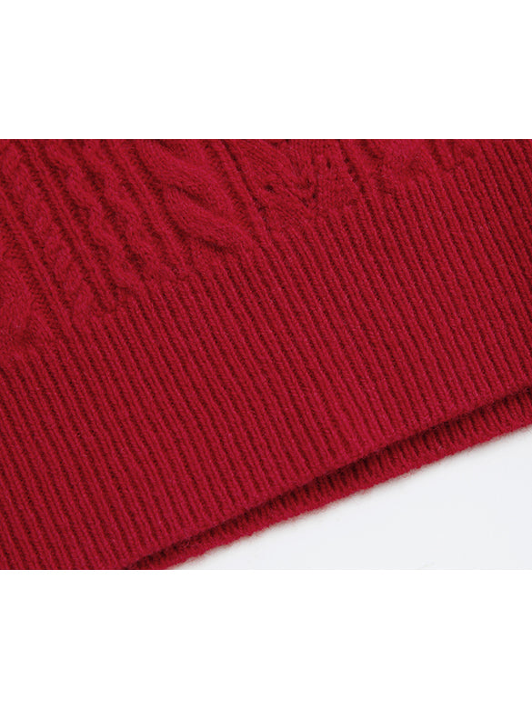 Bi-color Piping Knit