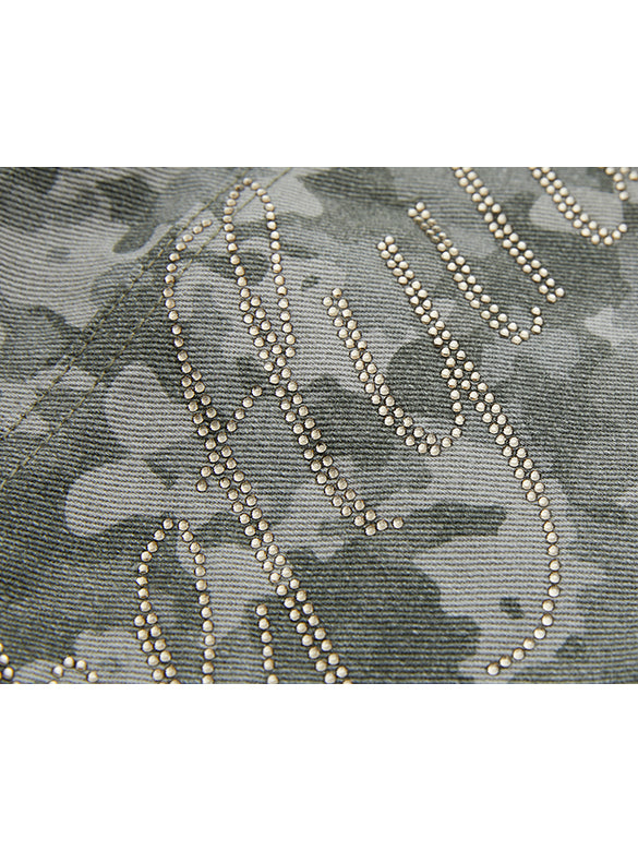 Camouflage Denim Bustier
