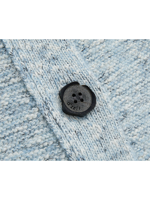 Embroidery Character Design Knit Cardigan