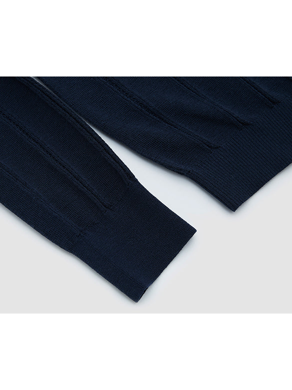 Line Retro Zipper Knit