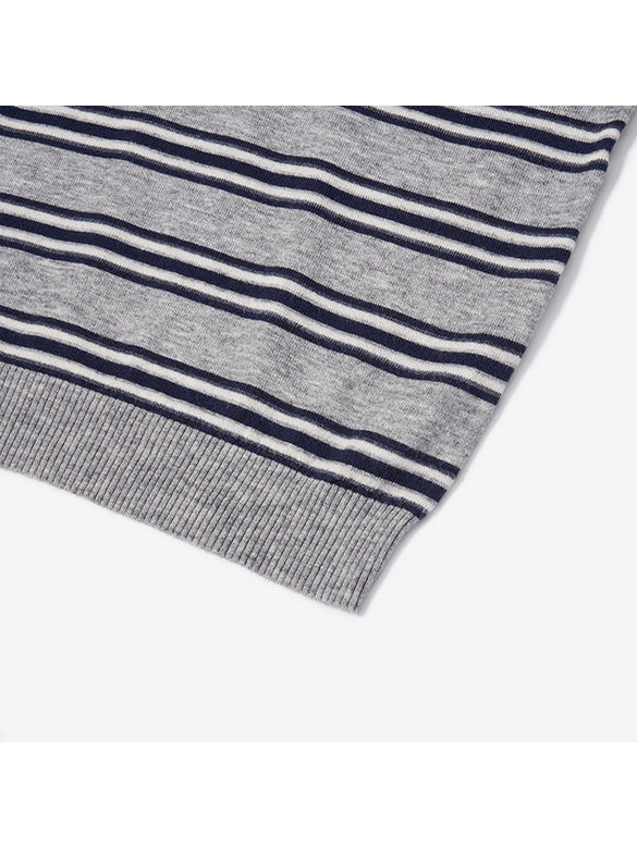Cat Design Stripe Knit