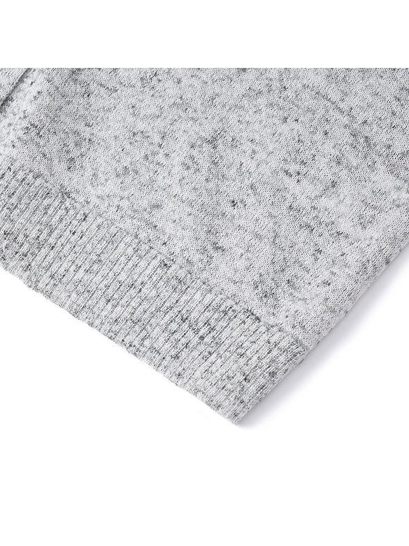 Button Sleeves Knit Cardigan