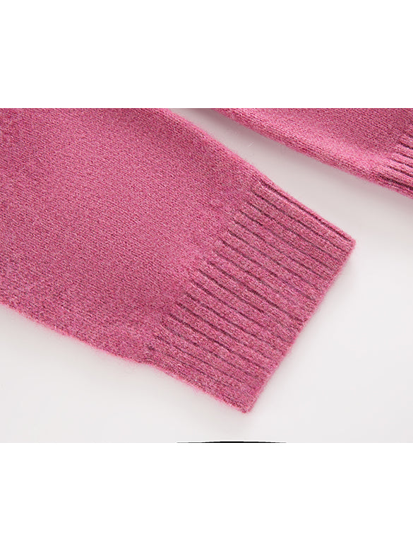 Design Sleeves Color Knit