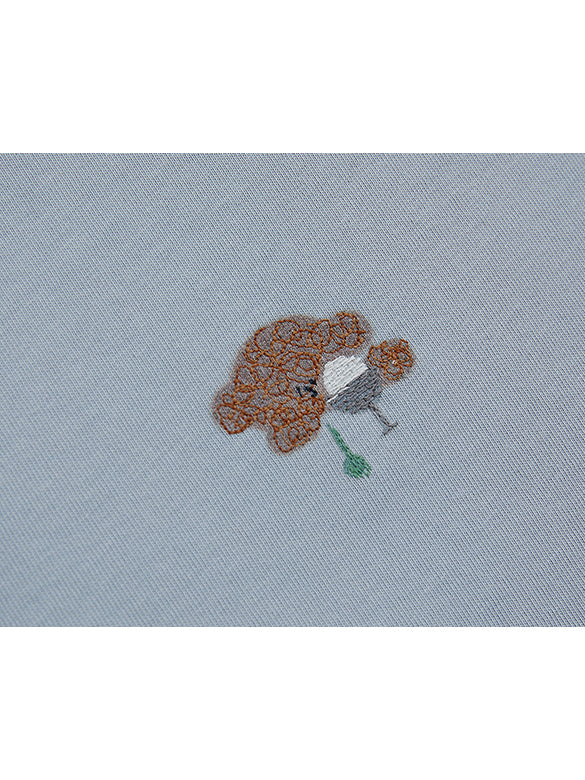 Embroidery Character Pattern T-shirt