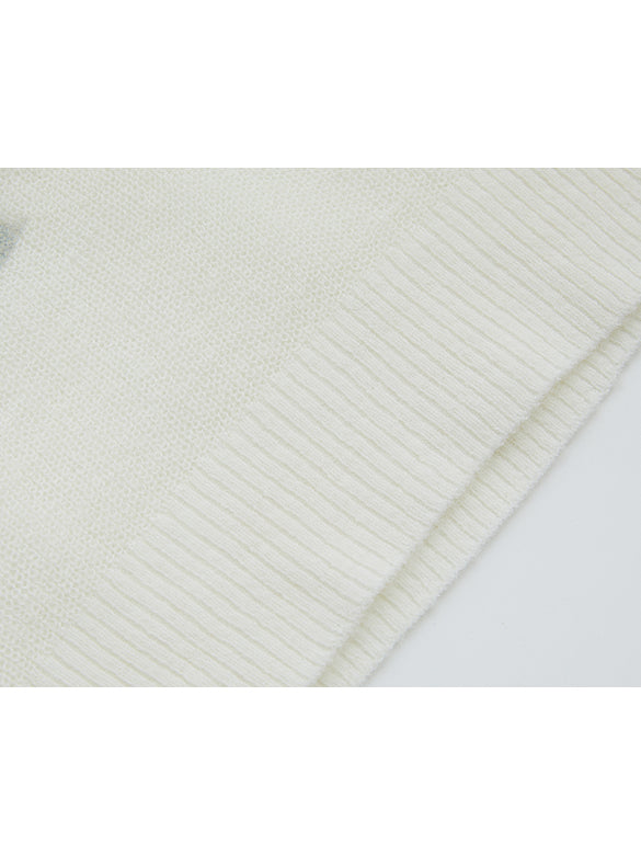 Unicorn Embroidery & Sequins Knit Top