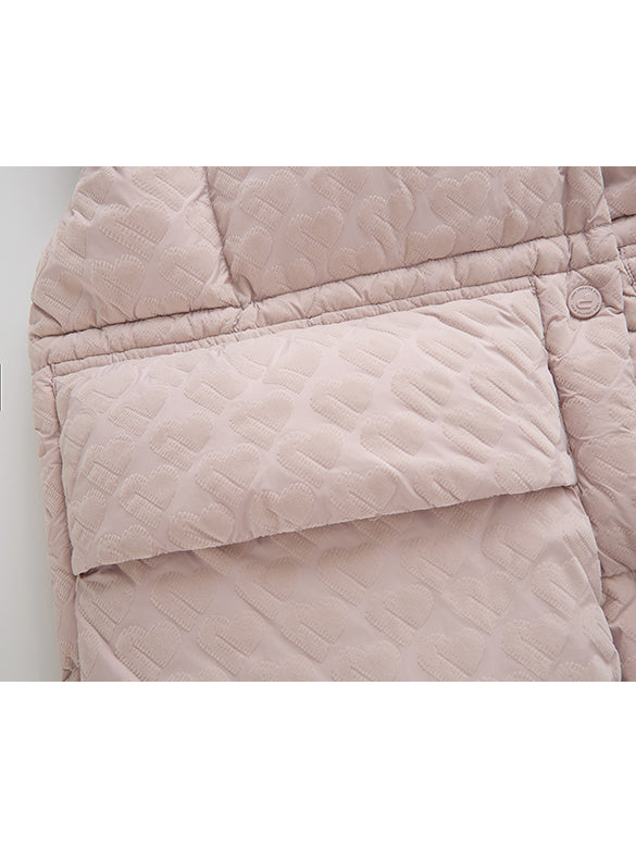 Monogram Pattern Down Vest