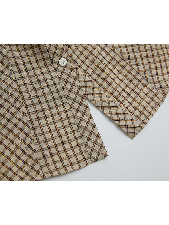 Plaid Code Design Shirt