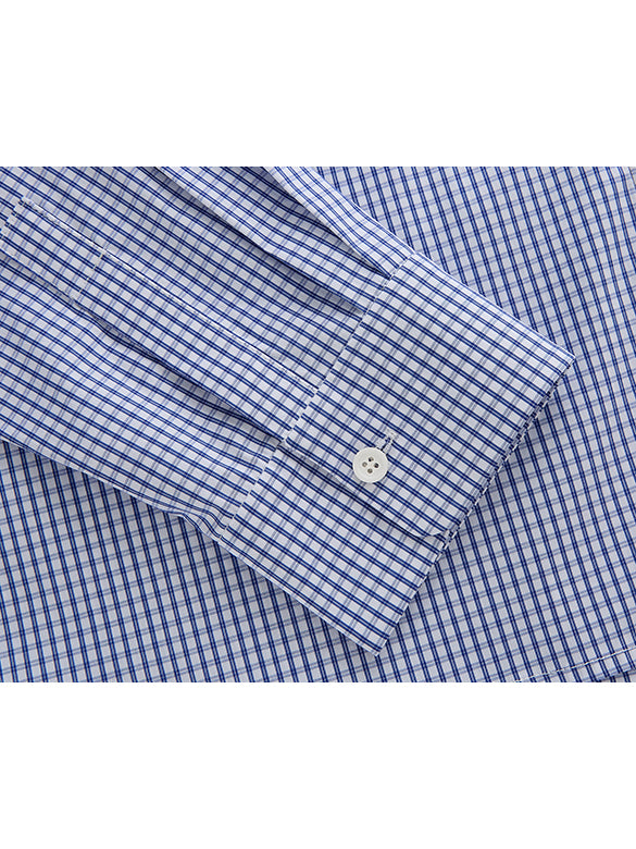Plaid frill Blouse