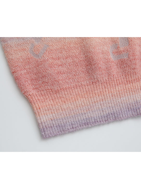 Monogram Stripe Gradation Knit