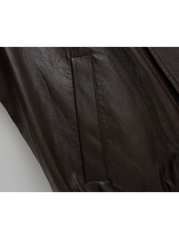 Fake Leather Riders Jacket