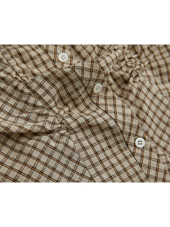 Plaid Code Design Shirt