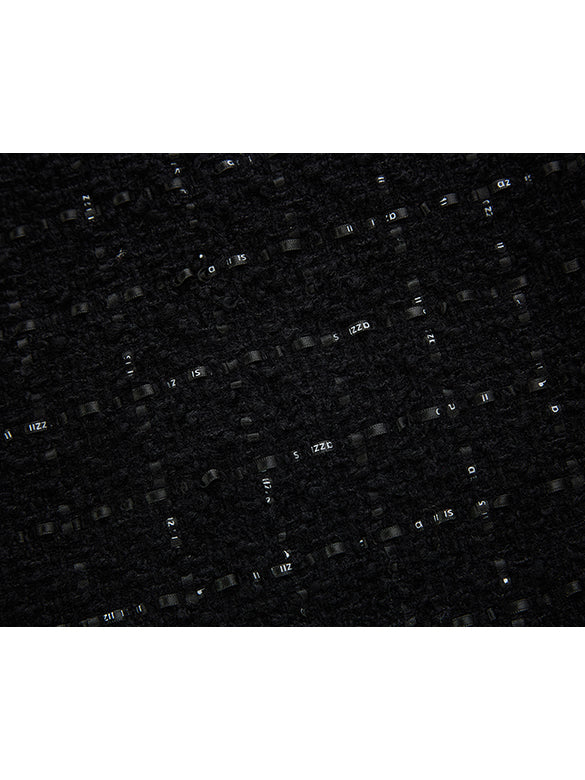 Pearl Belted Tweed Pants