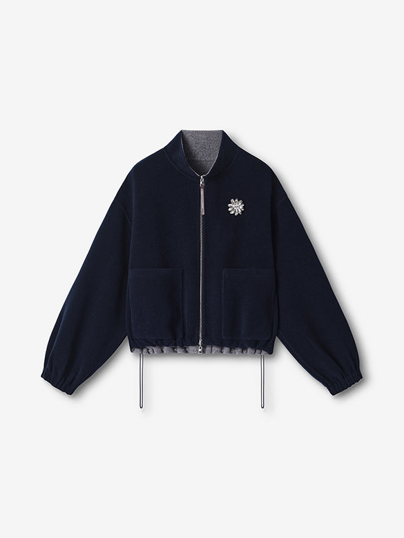 Reversible Freese Zipper Blouson