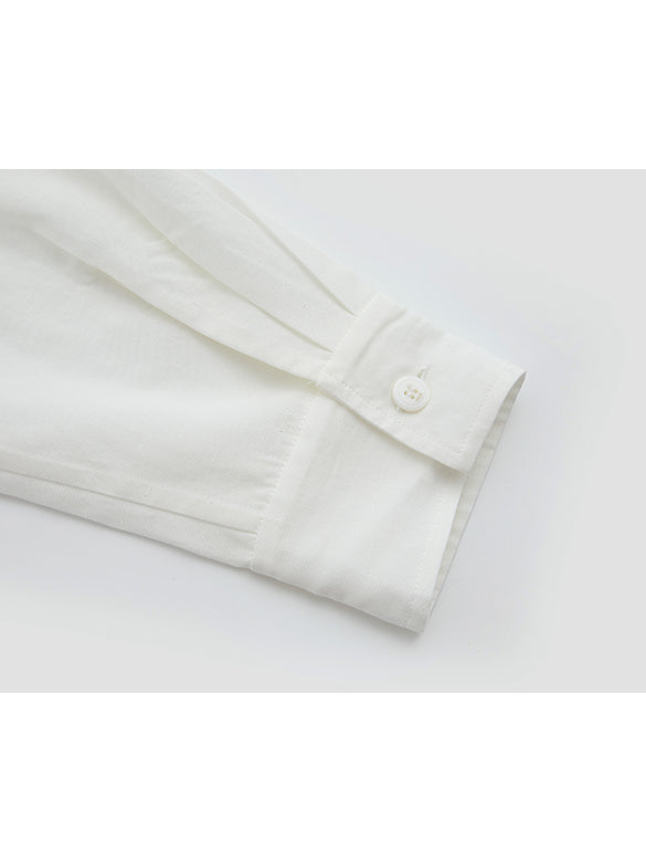 Waist Aperture Drape Shirt