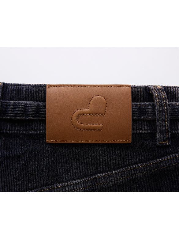 Belted Wide Corduroy Pants
