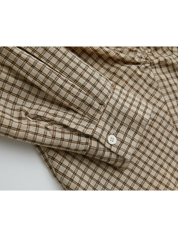 Plaid Code Design Shirt