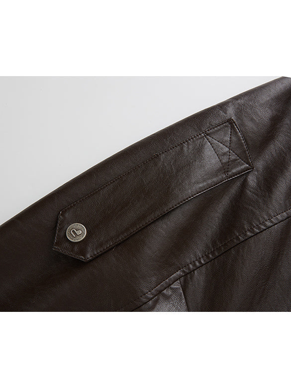 Fake Leather Riders Jacket