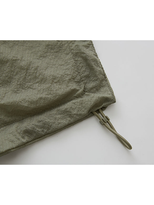 Nylon Design hoodie Blouson