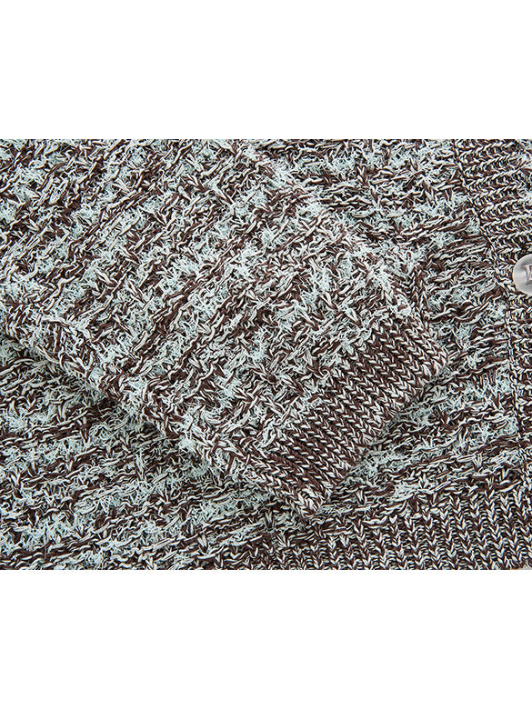 Marbled Color Knit Cardigan