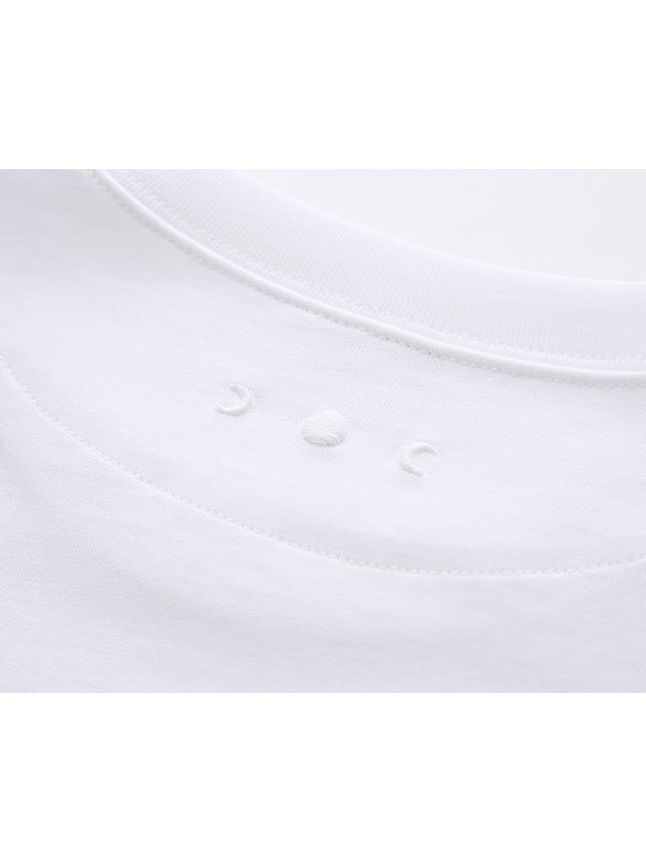 Embroidery One-point T-shirt