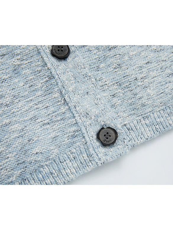 Embroidery Character Design Knit Cardigan