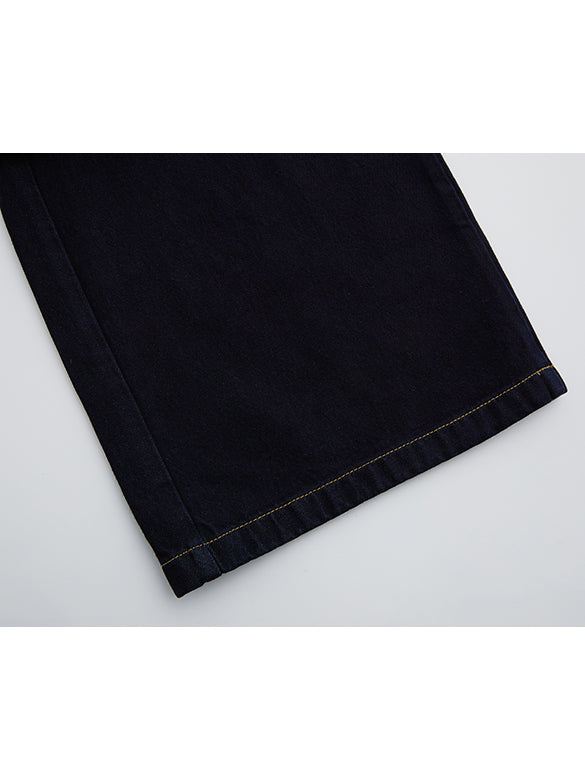 Rigid Denim Cargo Pants