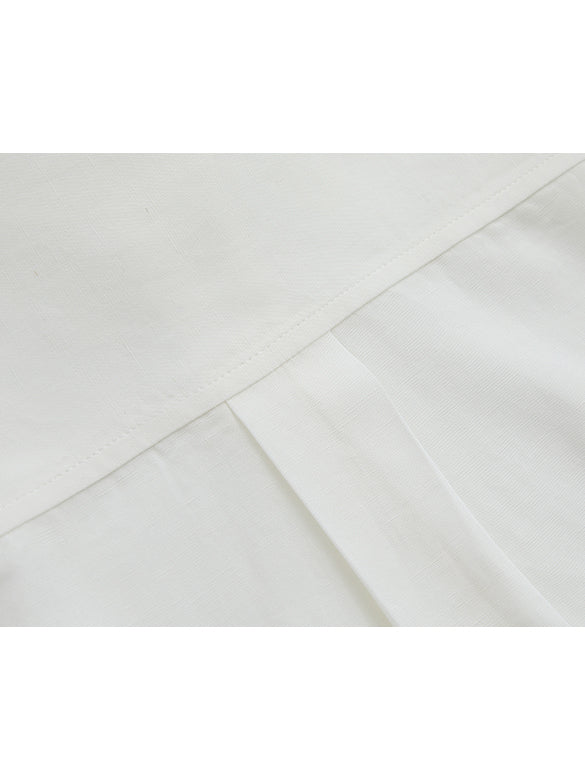 Waist Aperture Drape Shirt