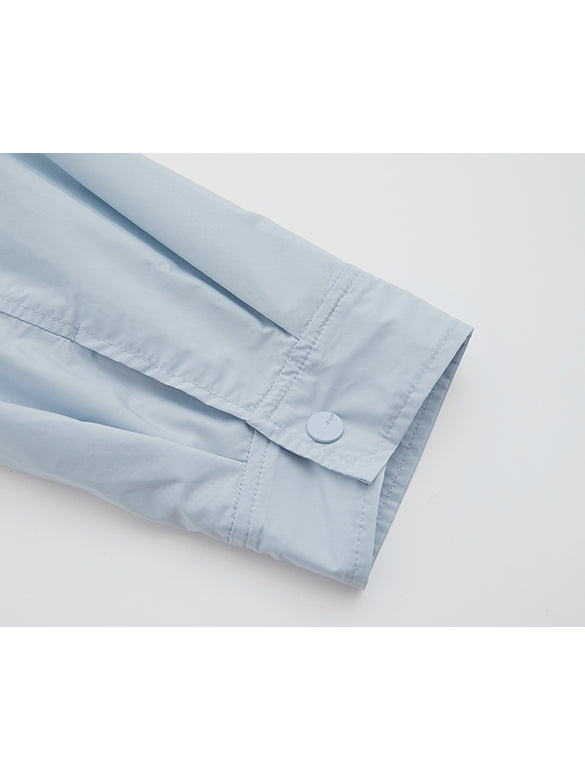 Sporty Hoodie Zipper Blouson