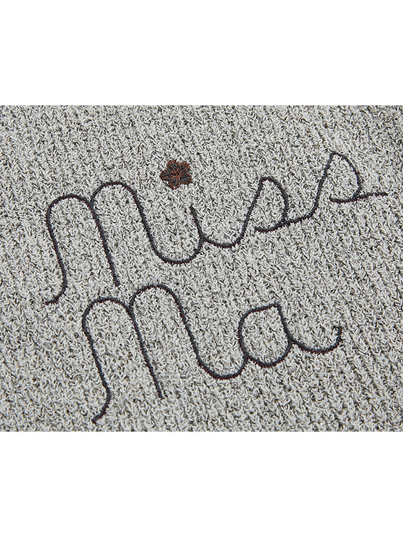 Horse Embroidery Knit Top