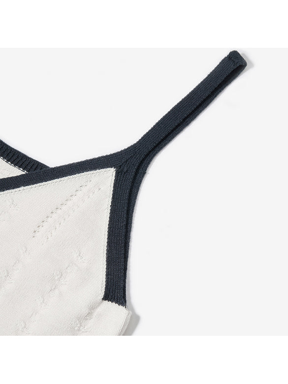 Piping Ensemble Knit Top