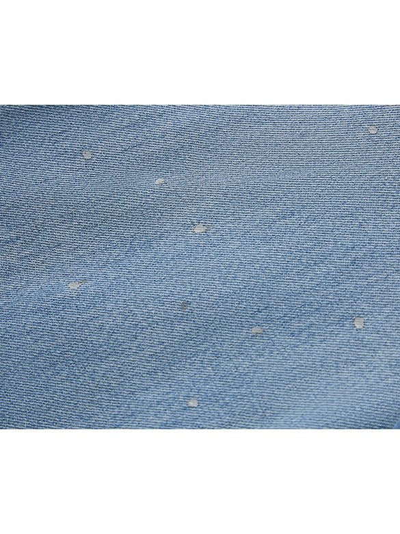 Gradation Color Badge Denim Shirt
