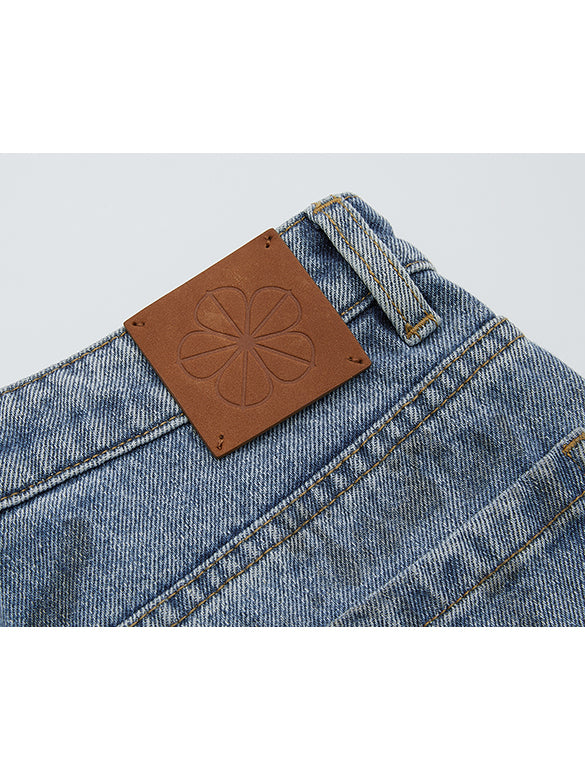 Character Printed Denim Pants