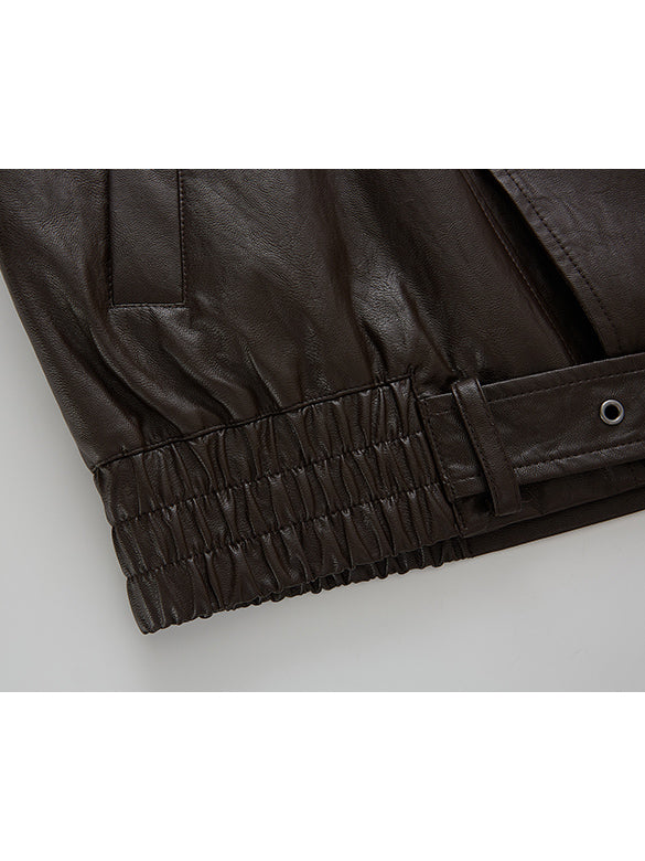 Fake Leather Riders Jacket