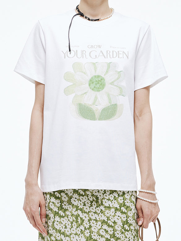 Flower Printed T-shirt