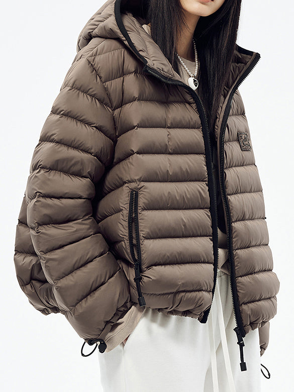 Bi-color Piping Down Jacket