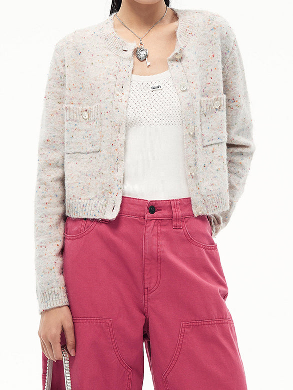 Mix Knit Cardigan