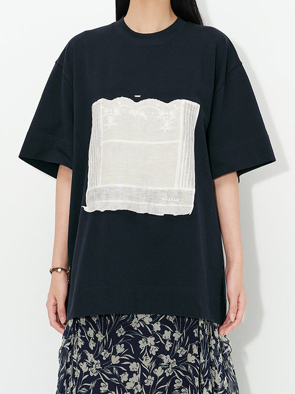 Mixed Material T-shirt