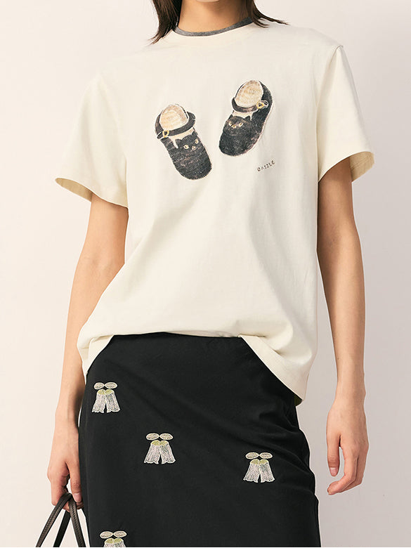 Embroidery Design T-shirt