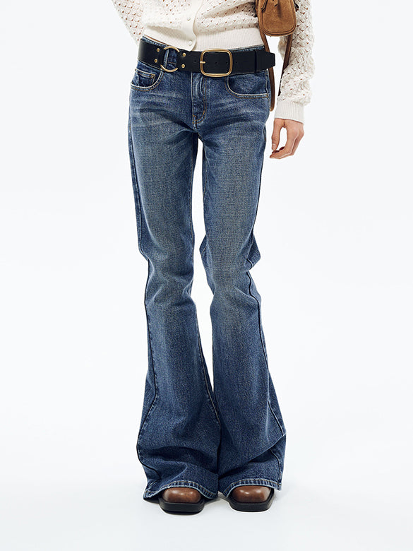 Butterfly Patch Denim Pants