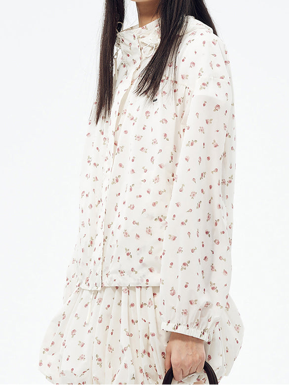 Flower Printed Blouson