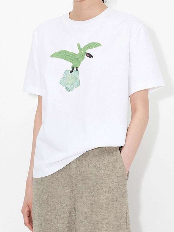 Euan Roberts Collaboration 3D Embroidery T-shirt