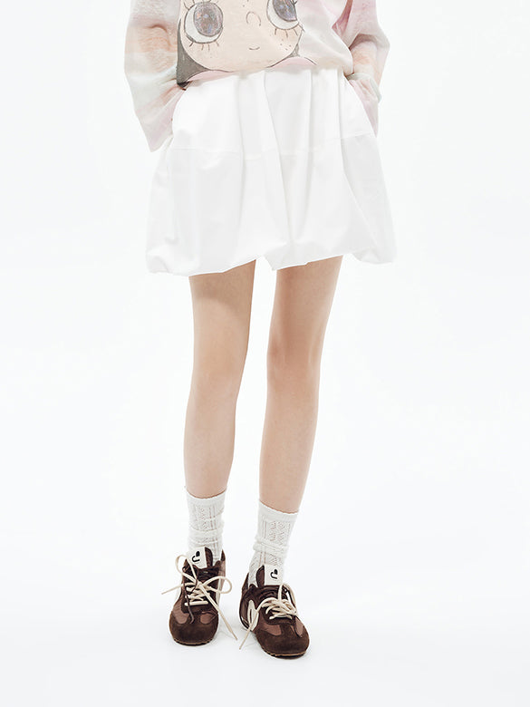 Taffeta Balloon Skirt