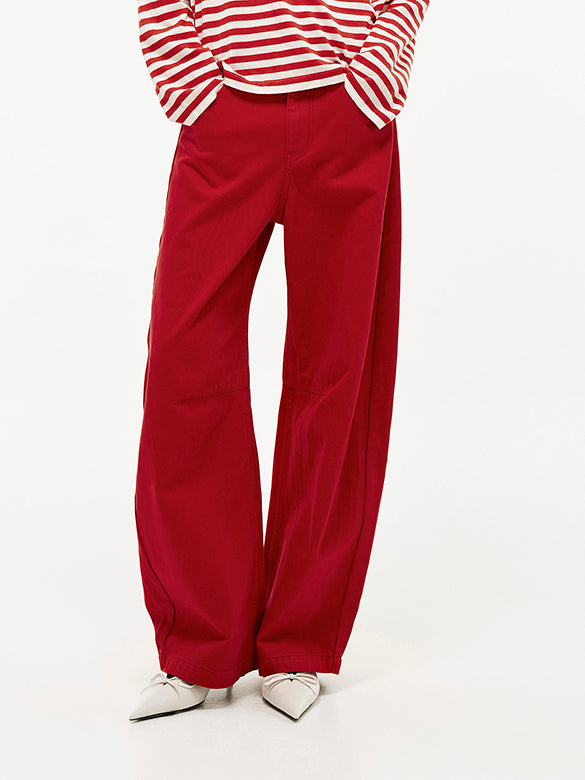 Red Denim Pants