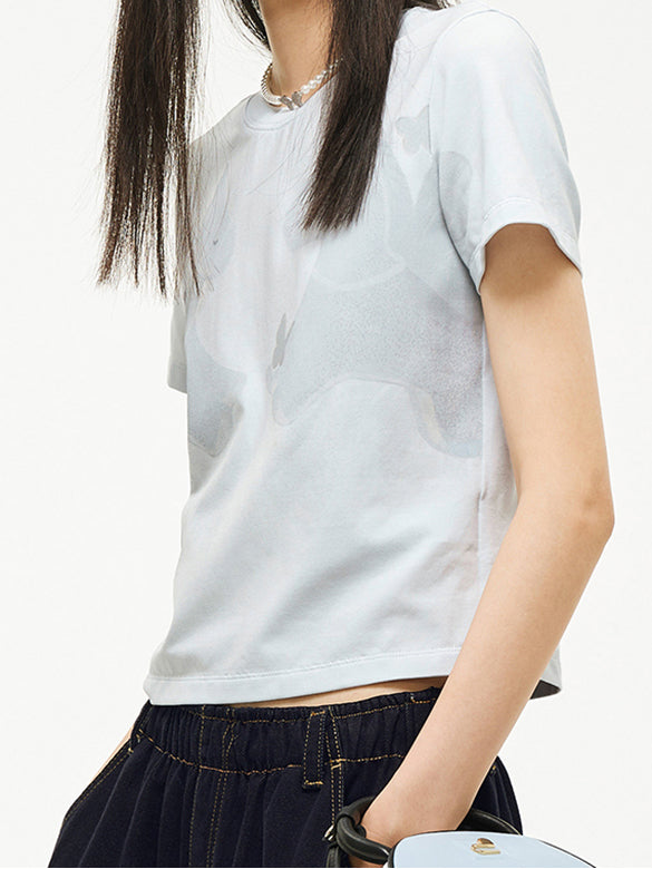 Unicorn Printed Compact T-shirt