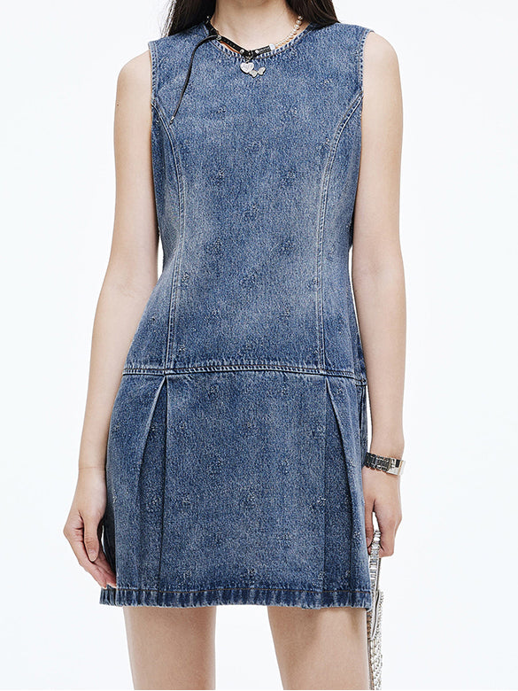 Monogram Denim Dress