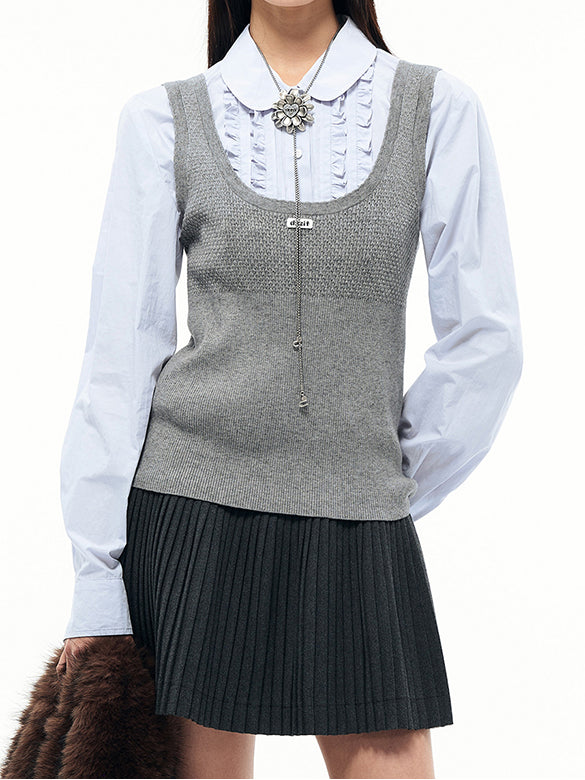 Frill Design Blouse