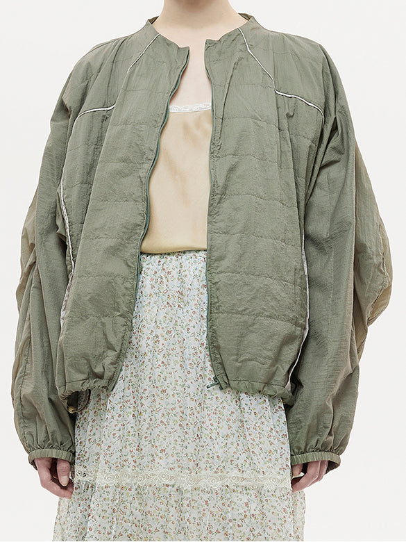 Nylon Design hoodie Blouson